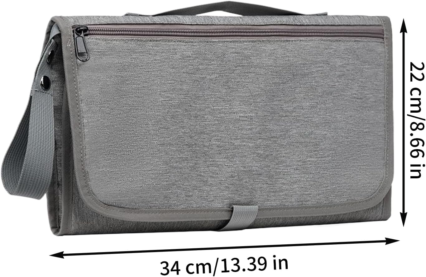 Large Diaper Bag Purse with Changing Pad, Baby Storage Bag for Everyday, Travel, Short Trips, Family Outings, Beach, or