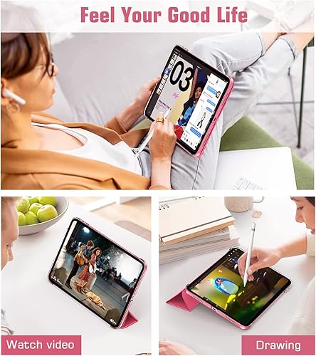 Miniatura 7 de TiMOVO Funda para iPad de 10. generación 2022, iPad 10, funda delgada y rígida para iPad de 10 generación, funda protectora inteligente con soporte