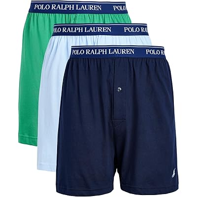 Polo Ralph Lauren Classic Fit Knit Boxers cruise navy/raft green/office blue