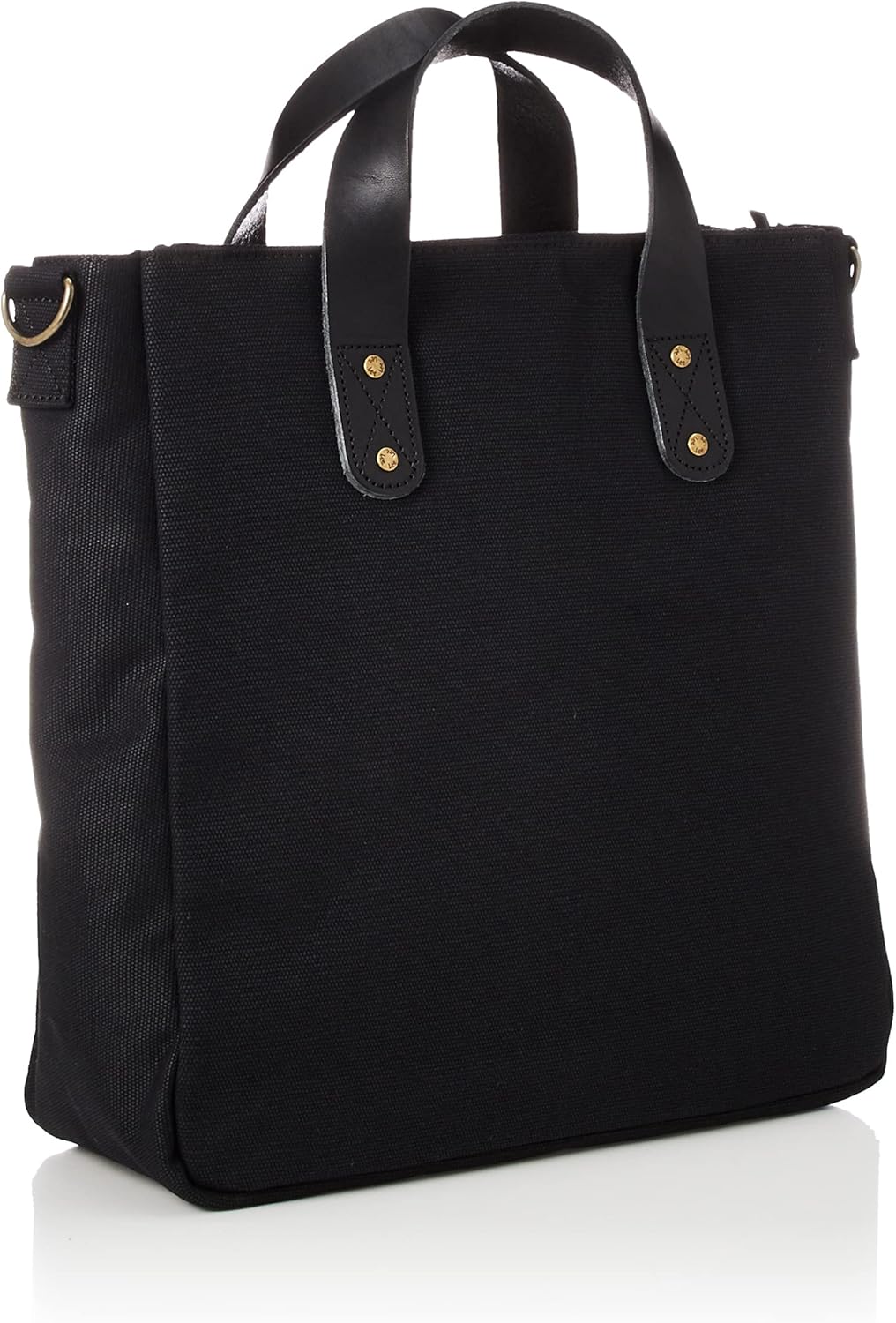 [リー] トートバッグ 厚手コットンキャンバス(帆布)×高級レザー(牛革) 2WAY ショルダーバッグ M