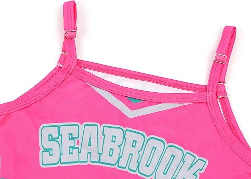 Miniatura 2 de Sicypoty Disfraz de animadora para niñas, disfraz de animadora para fiesta de Halloween, cumpleaños, color rosa