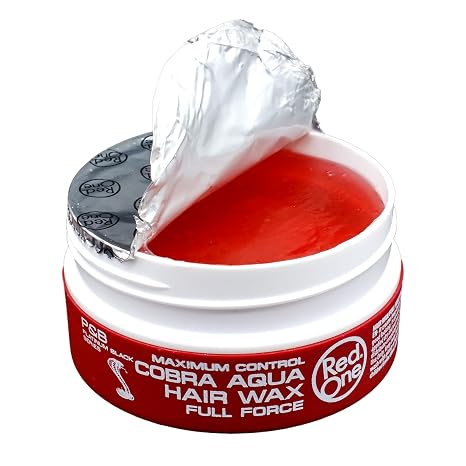RedOne Aquatic Hair Wax Cobra 150 ml Edge Control Ultra Hold Hair Wax for Men and Women Strawberry Fragrance Maximum Control