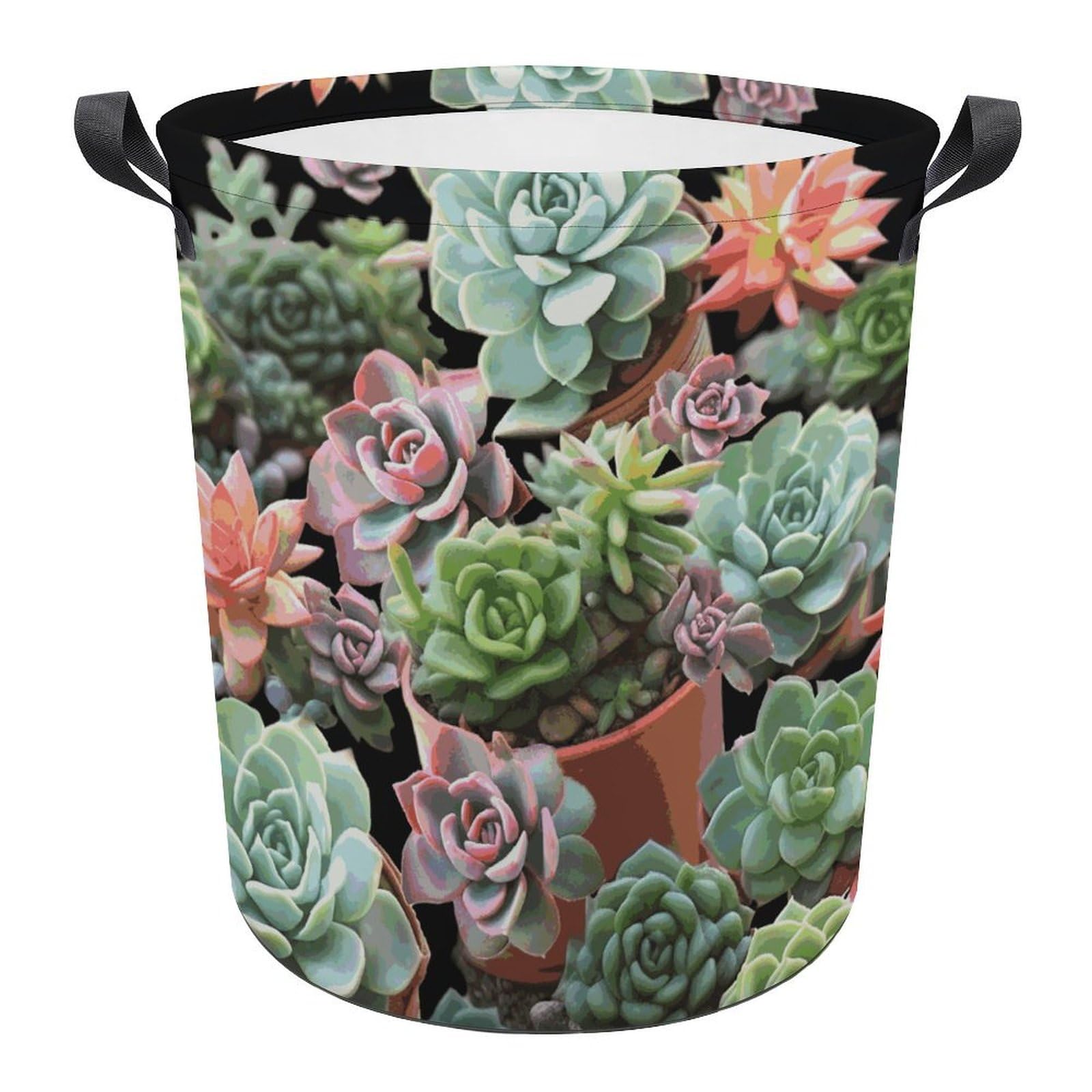 Panier à linge pliable pour plantes grasses contre le désordre de bain