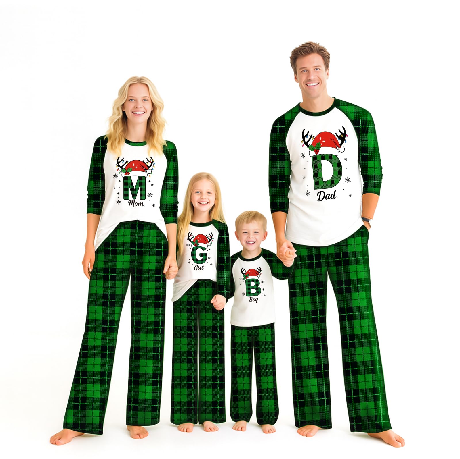 Family Christmas Pajamas Matching Sets Top & Pants 2 Piece Sleepwear Holiday Pjs for Women Men Couples-image-21