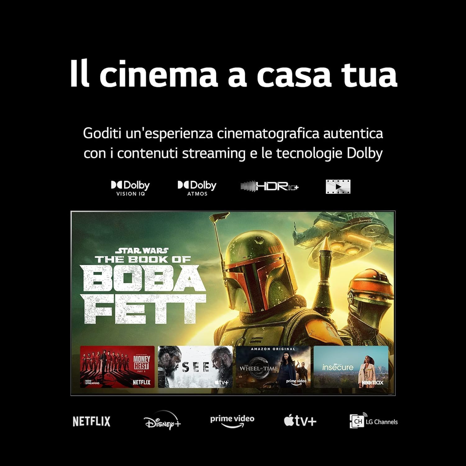 LG 65QNED916QA Smart TV 4K 65" TV Mini LED QNED91 2022 con Processore α7 Gen 5, Precision Dimming Pro, Dolby Vision, 2 HDMI 2.1 @48Gbps, VRR, Google Assistant e Alexa, Wi-Fi, webOS 22