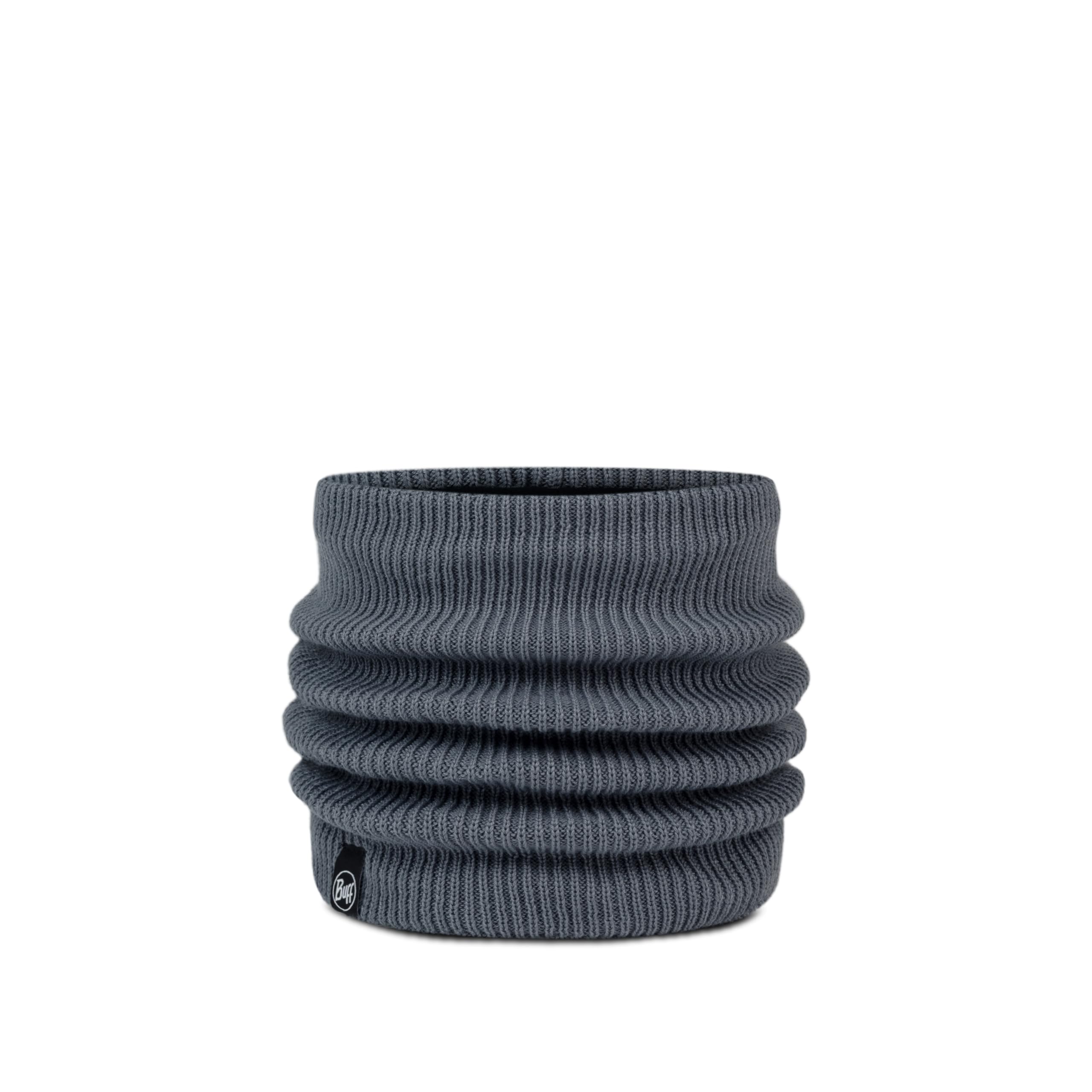 Buff®| Knitted & Fleece Neckwarmer Youth, Extreme Cold, Practical, Versatile, Fashionable, Thermal Insulation, Comfortable, One Size, Grey