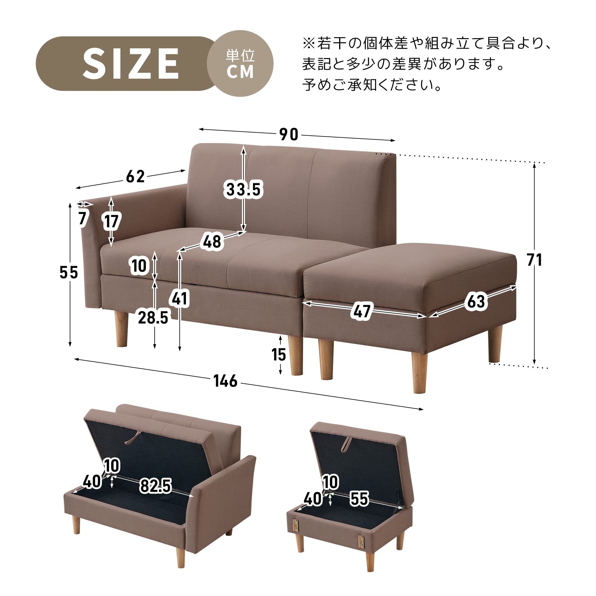 最終値下げ！ソファー ソファ 3人掛け カウチソファ3P ローソファー 