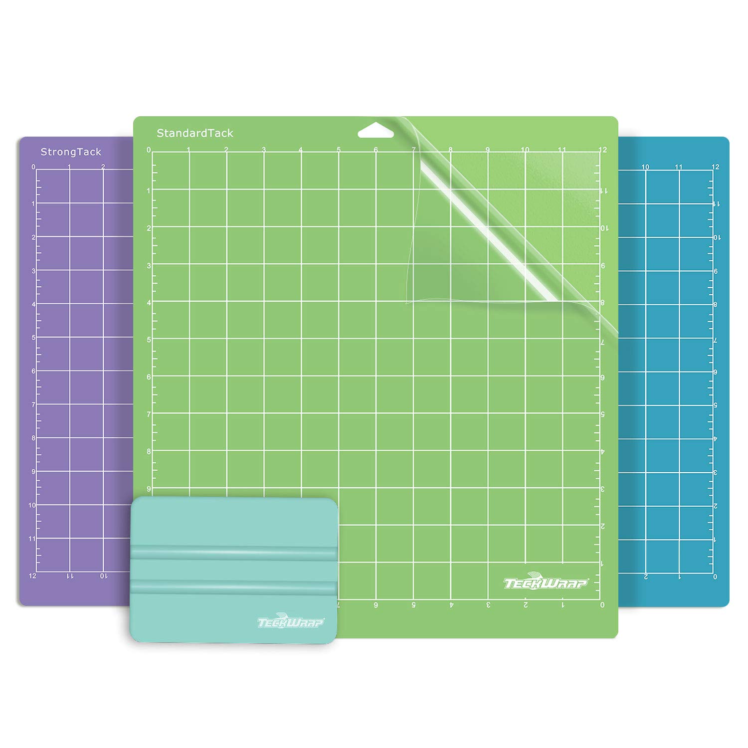 TECKWRAP Variety Cutting Mat for Crafting 12"x12" 3 Pack