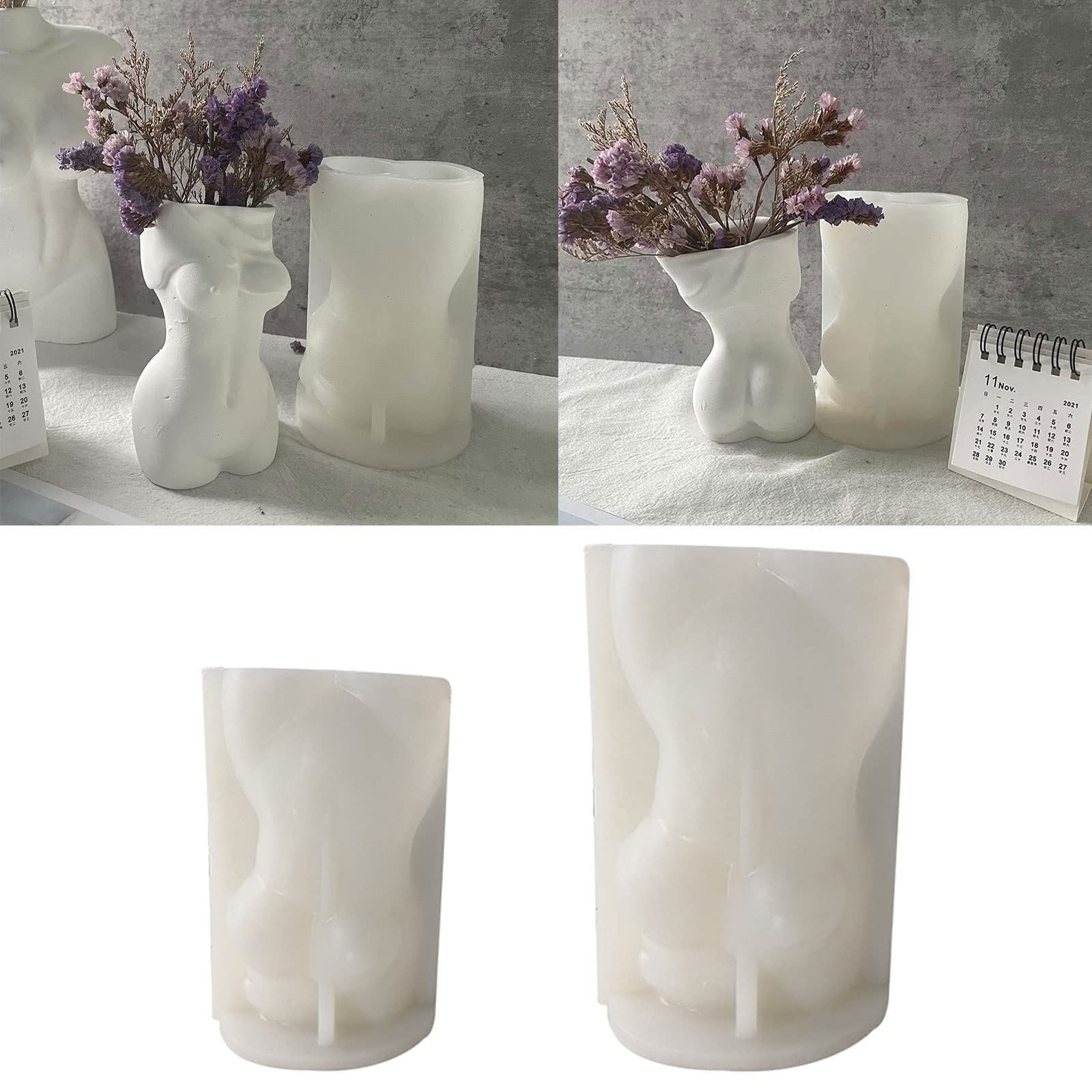 Stampi In Silicone Per Resina Epossidica ISuperb | 5 Motivi Irregolari Per Sottobicchieri E Decorazioni | 30x24,7 Cm