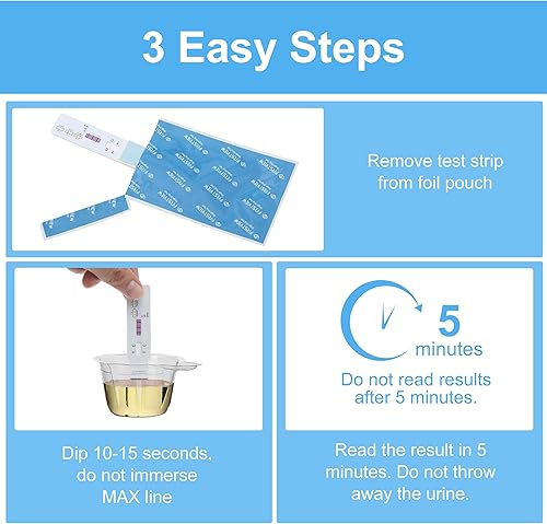 Miniatura 4 de Kit de prueba de nicotina en casa - Detección de tiras de prueba de orina de tabaco de continina de nicotina altamente sensible a 200 ng/ml - Kit de