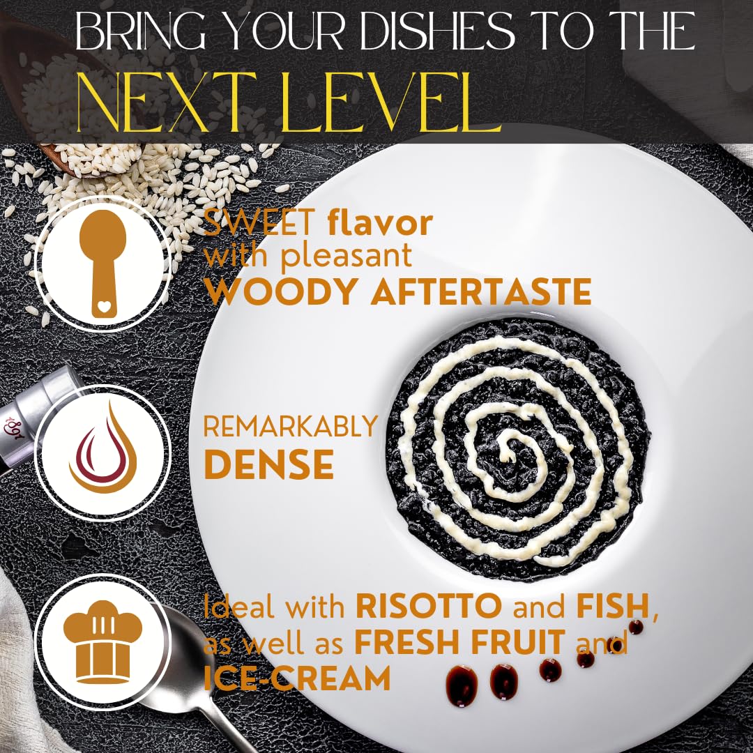 ACETO BALSAMICO DI MODENA DEL DUCA Since 1891 AGED Italian Balsamic Vinegar, IGP certified, Imported from Italy, 8.4fl oz (250ml) bottle - Pack of 1