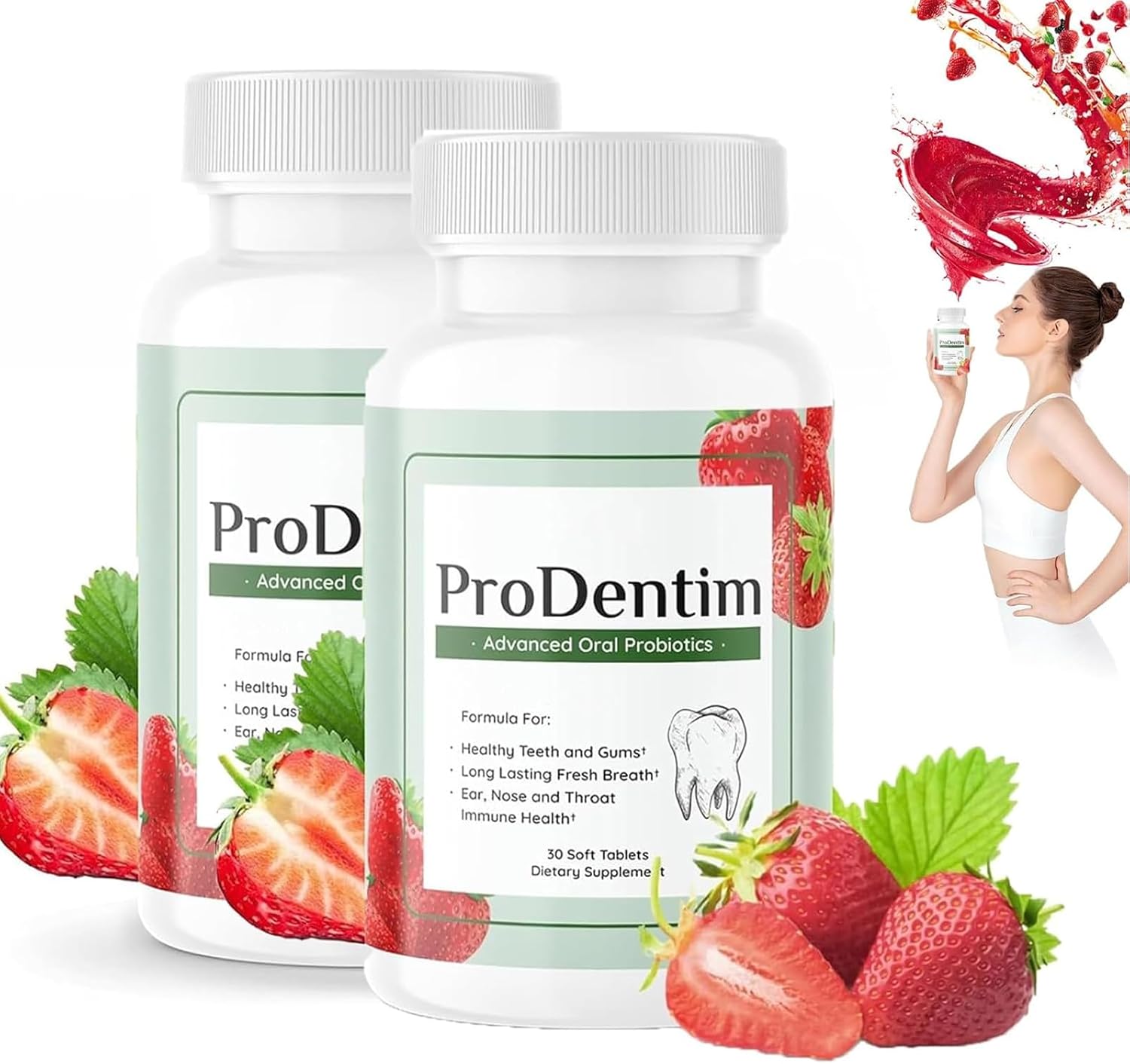 ​​​​​​​Prodentim -​​​​​​​ Prodentim Dental Candy Melts, Pro dentim for Gums and Teeth Health & Fresh Breath – 3.5 Billion Advanced Oral Probiotics for Mouth, Chewable Dental Probiotic, 30 Tablets