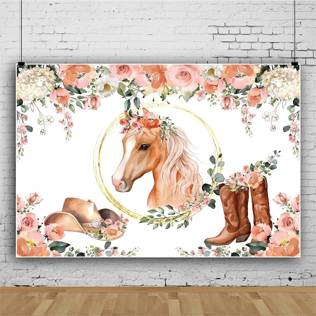 Imirell Sfondo Fotografico Western Con Stivali E Fiocchi – 8x6 Piedi – Tessuto In Poliestere Rustico Con Tema Legno E Fiori Per Feste A Tema Cowboy E Cowgirl