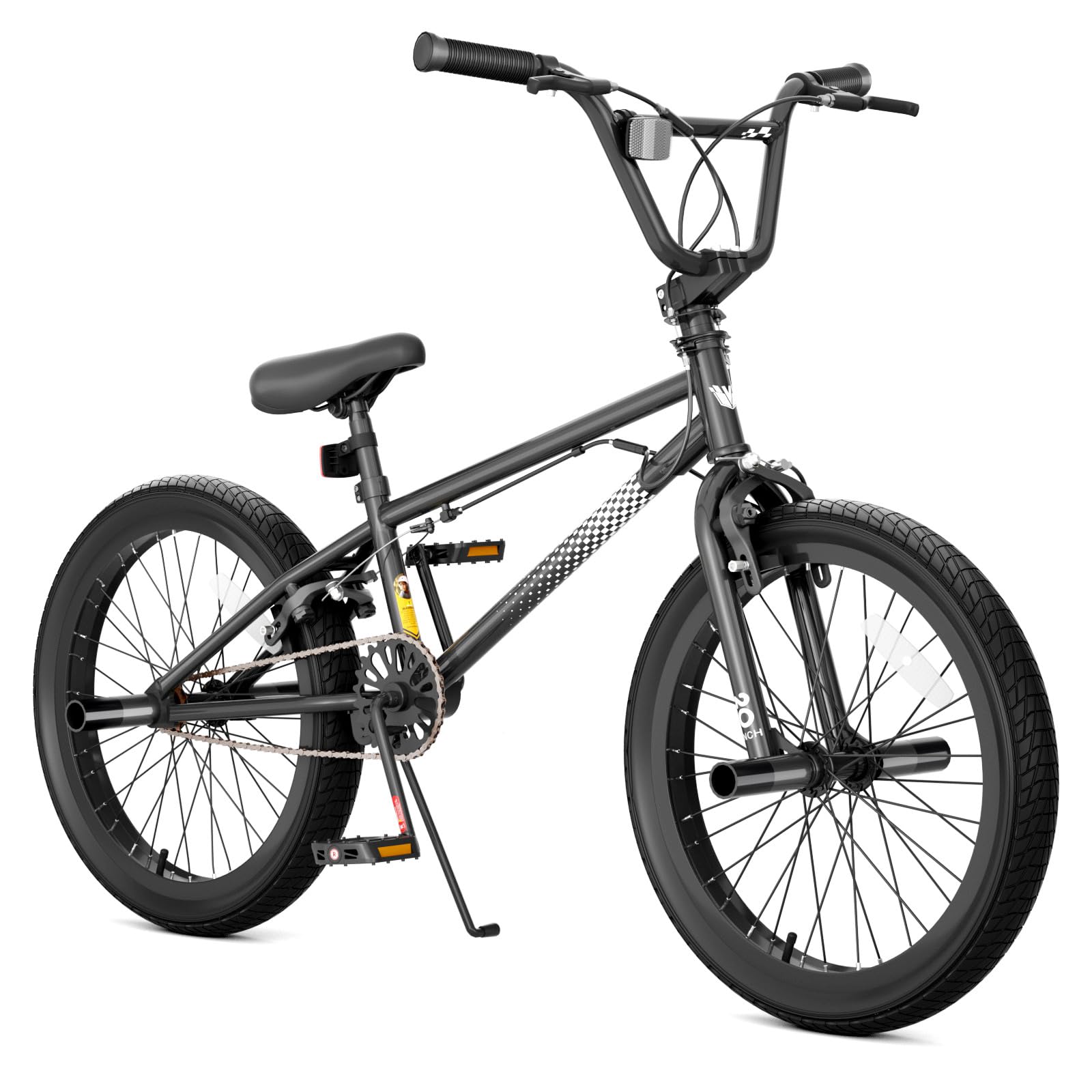 Amazon.com : KORIMEFA 20 inch Freestyle BMX Bike, Trick Bicycle