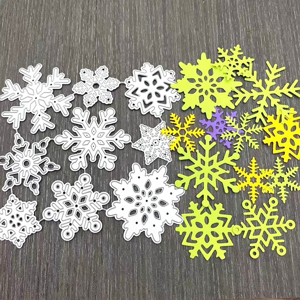 Amazon.co.jp: 雪の結晶 金属 カッティングダイス ステンシル