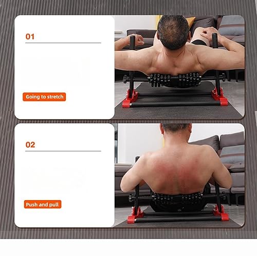Miniatura 6 de YANGG Masajeador manual de espalda y lumbar, ejercicio para el dolor lumbar en el hogar, dolor lumbar hernia de tracción discal, estiramiento de