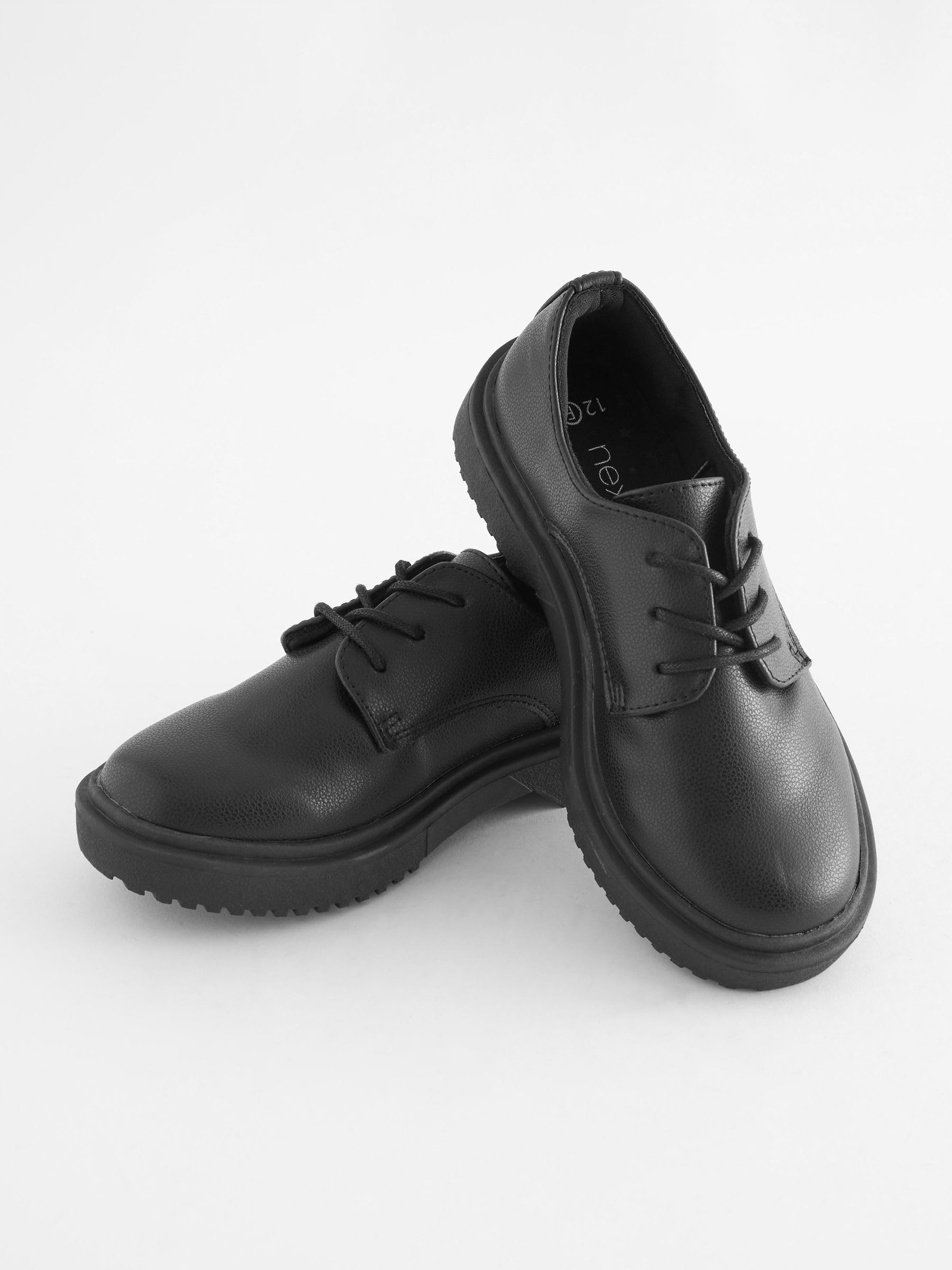 NEXT Ragazza Scarpe Stringate per la Scuola con Suola Spessa