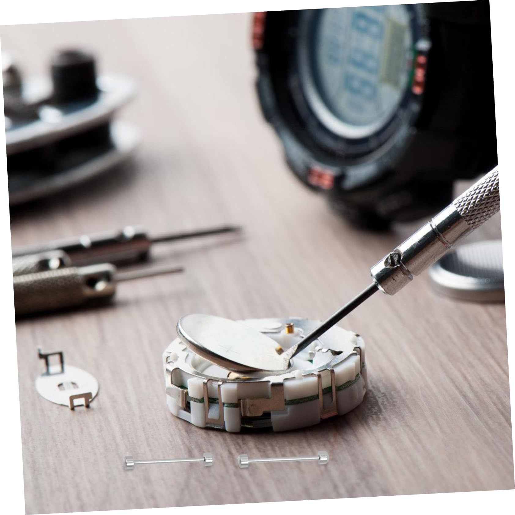 Reloj De Tubo Correa De Reloj Varilla De Conexión Tornillo De Reloj Relojes De Tubo Hebilla De Reloj Conector Reloj Varillas De Tornillo Ver Kit De Herramienta Banda De Reloj Re