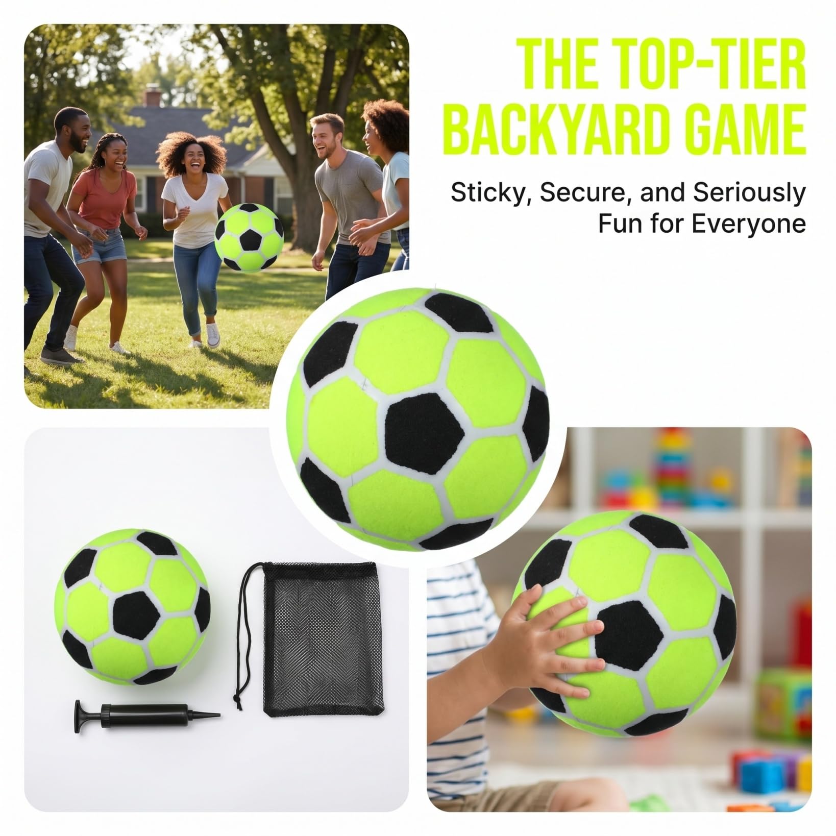 TOYANDONA Soccer Dart: Aufblasbarer klebriger Fußball-Dartball – Lustiges Fußball-Wurfspiel für Kinder und Erwachsene – Klebriger Ball für Indoor- und Outdoor-Aktivitäten