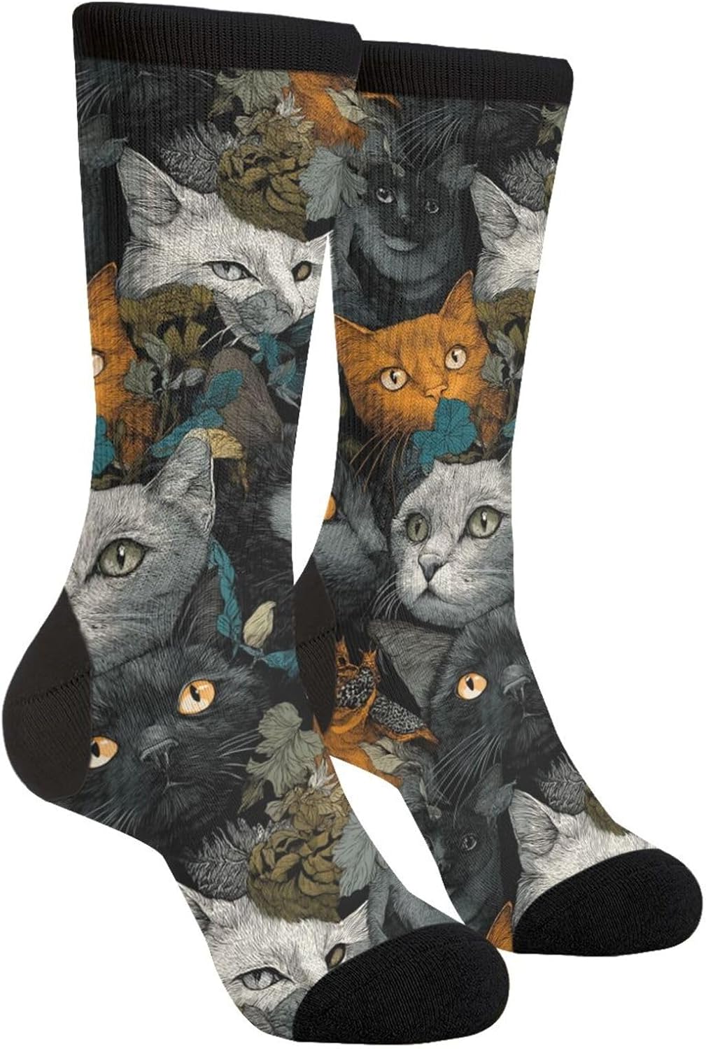 Funny Novelty Socks Casual Athletic Crazy Crew Socks For Women Men