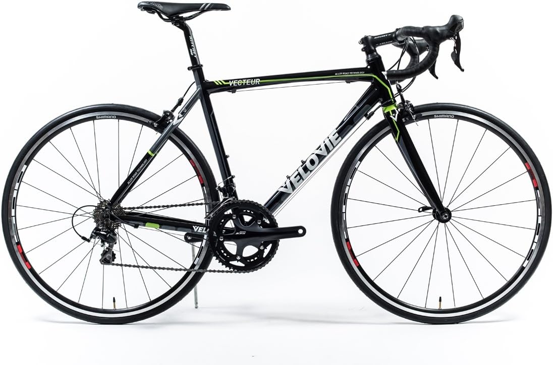 VeloVie Vecteur 100 Aluminum Alloy Road Bicycle with Shimano R500 Wheels