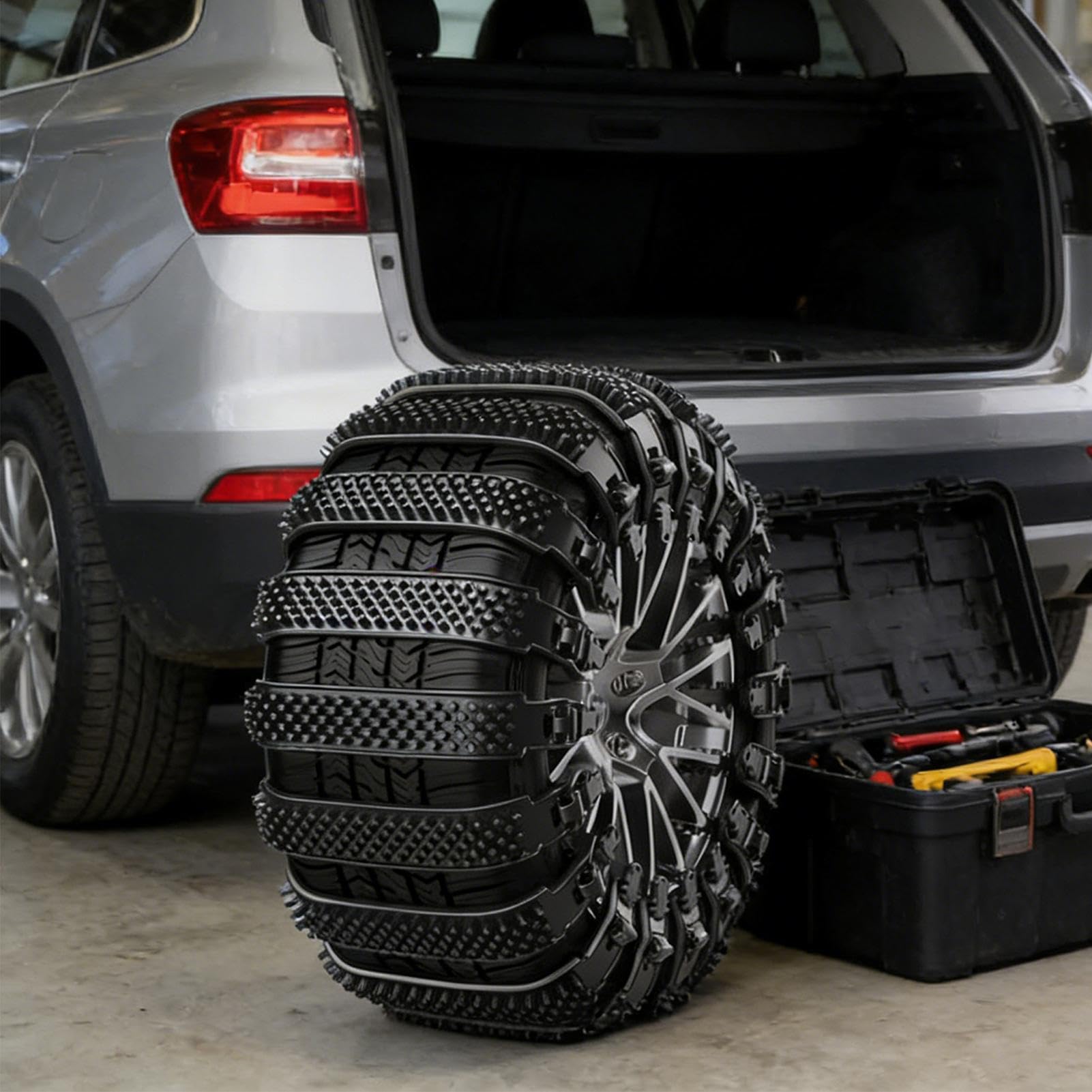 Pasy Śnieżne Do Opon Zestaw akcesoriów przeciwpoślizgowych wielokrotnego | Akcesoria antypoślizgowe Do samochodu van dostawczego SUV-a sedana i pojazdu kampera