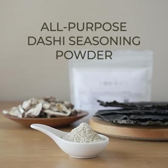 Kawashimaya Vegan Dashi Powder 100g - Japanese Umami Soup Stock, Plant-Based, Made in Japan