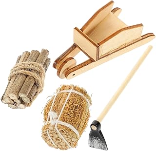 Gogogmee 1 Conjunto De Brinquedos De Decoração Enfeites De Fazenda Em Miniatura Brinquedos Temáticos De Fazenda Elementos De Fazenda Brinquedo Mini Acessórios De Fazenda Acessório De Cena