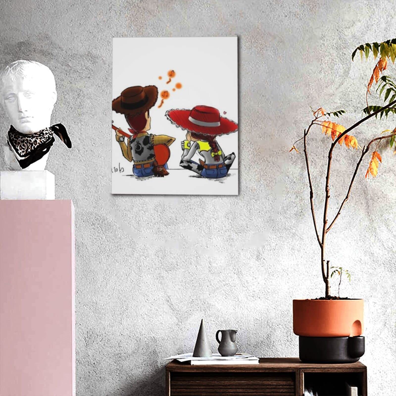 Amazon｜Toy Story トイ・ストーリー モダンアート絵画 油絵 現代