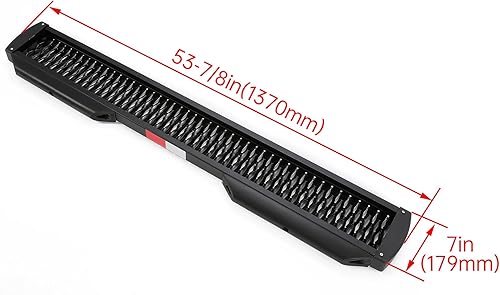 Miniatura 2 de KUAFU 415254-570749-0 Paso de Agarre 137 cm Negro de Aluminio Kit de Paso Trasero para Flota, Compatible con 2007+ Mercedes-Benz Sprinter 1500 2500