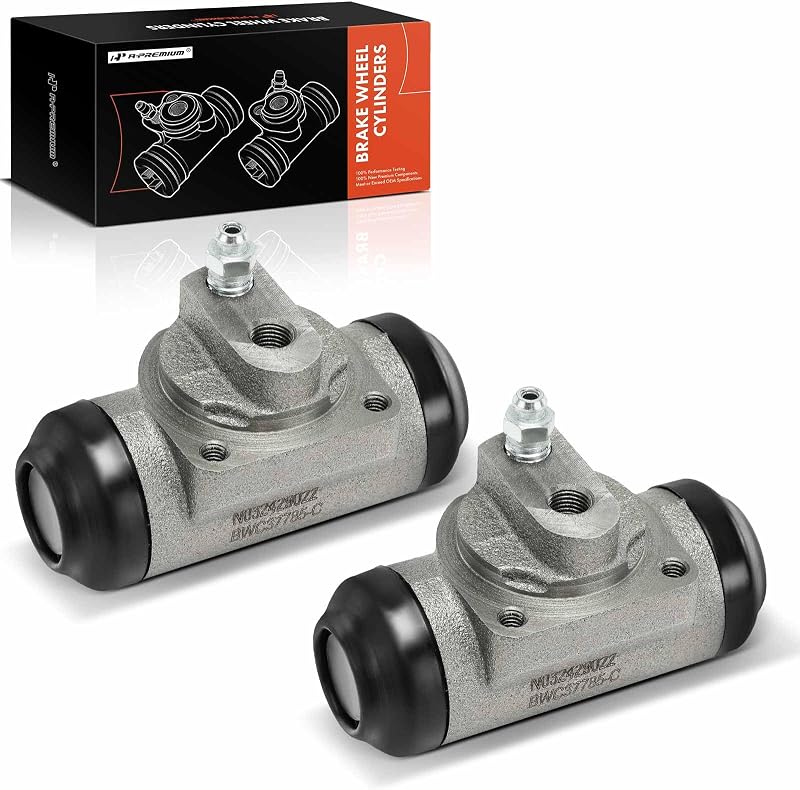 A-Premium Rear Drum Brake Wheel Cylinder Compatible with Chevy & GMC | for Tahoe, Yukon, Suburban 1500, Blazer, C1500, C2500, K1500, K1500 Suburban, C10, C15, C10/C15/C1500 Pickup, Set of 2