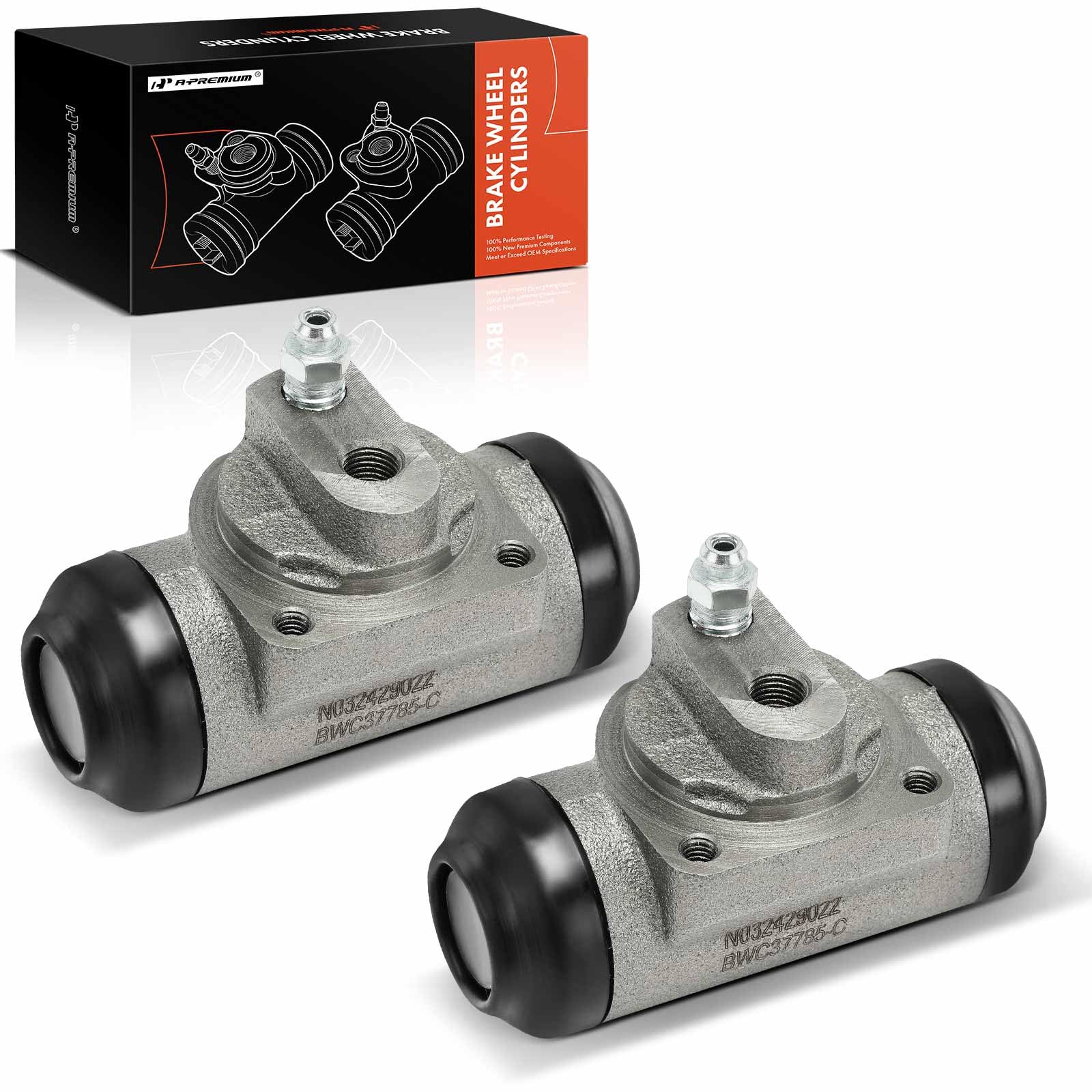 A-Premium Rear Drum Brake Wheel Cylinder Compatible with Select Chevy & GMC Models - Tahoe, Yukon, Suburban 1500, Blazer, C1500, C2500, K1500, K1500 Suburban, C10, C15, C10/C15/C1500 Pickup, 2-PC Set