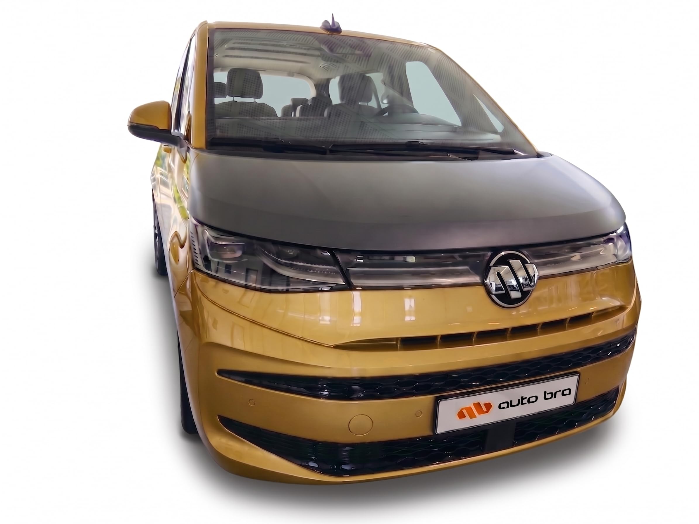 AB3-00907 Auto Bra Motorhaubenschutz kompatibel mit VW T7 Multivan Caravelle Haubenbra Steinschlagschutz Tuning Bonnet Bra