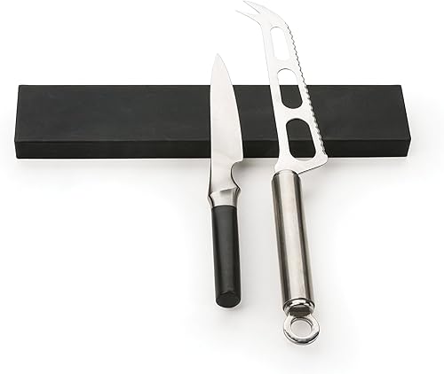 Miniatura 2 de RSVP International Barra magnética de herramientas para cuchillos, multiusos, montada en la pared, 10 pulgadas, silicona negra