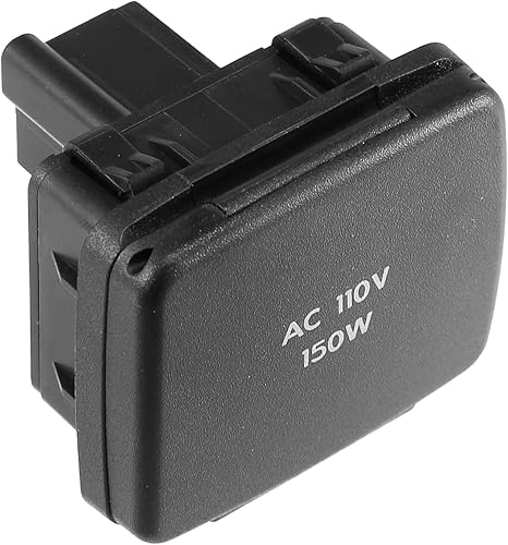 Miniatura 1 de X AUTOHAUX BC3Z-19N236-A para Ford Explorer 2011-2015 para Lincoln Navigator 2011-2014 Consola central Consola trasera Enchufe de toma de corriente