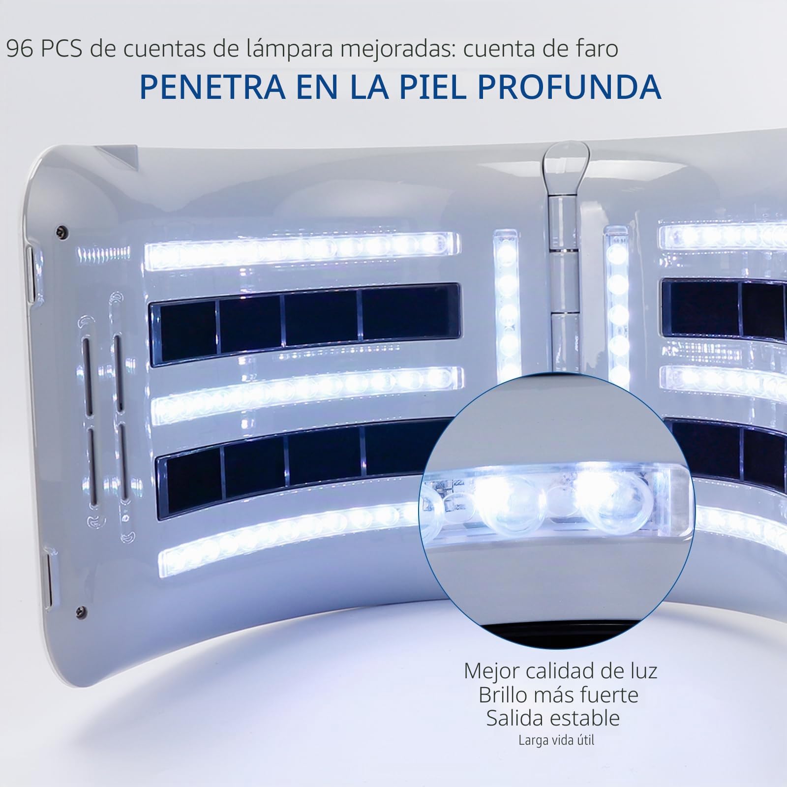 Máquina de fototerapia LED de 7 colores mejorada, PDT Máscar, para enrojecimiento, arrugas, antienvejecimiento, rejuvenecimiento de la piel