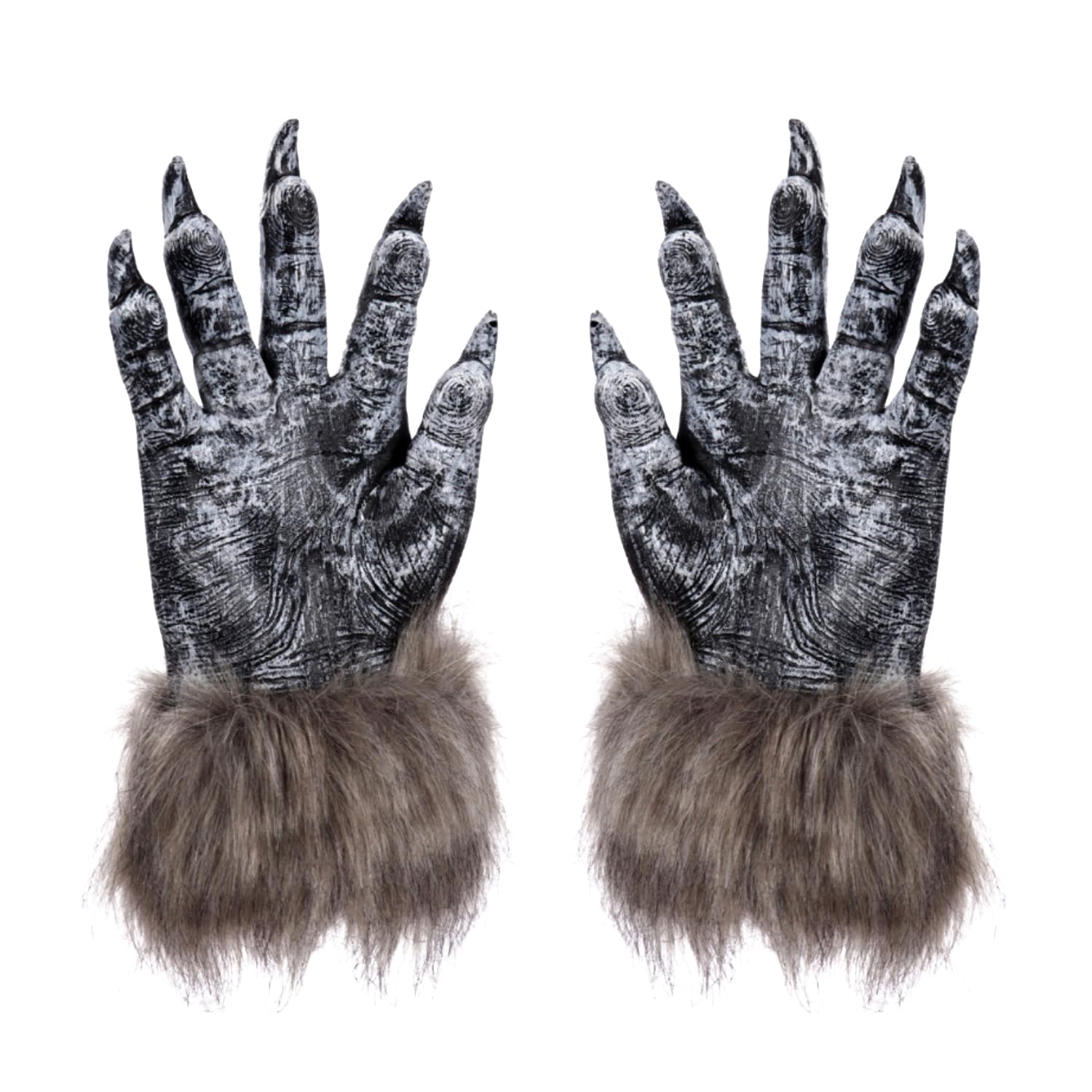 HIXNUG Wolf Paw Gloves Halloween Wolf Claws Warm Winter Gloves for Halloween Christmas Fancy Dress Up Party Cosplay