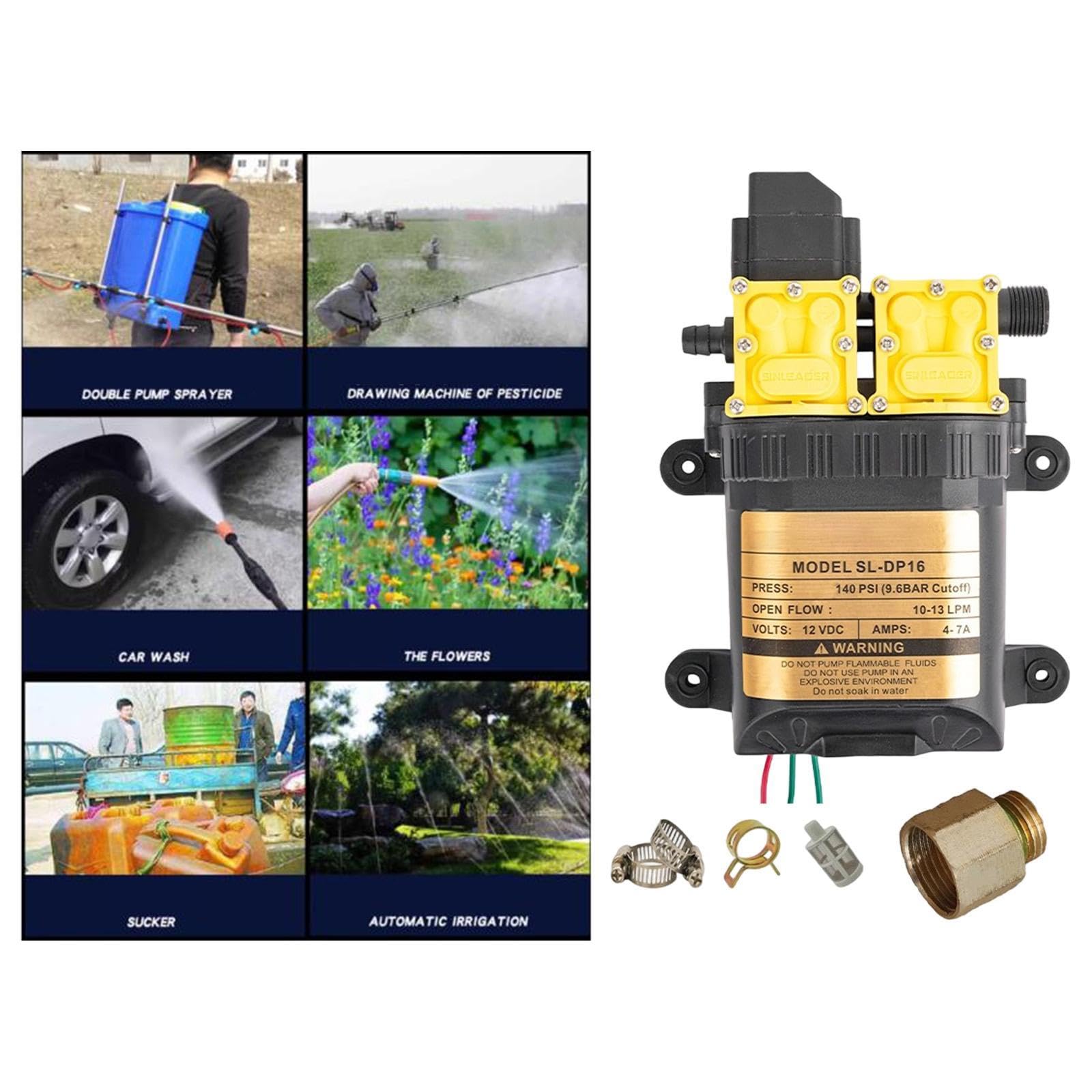 Pompa di trasferimento dell'Acqua agricola Pompa a a Pressione dell'Acqua Dolce 12V Attrezzatura agricola 130 PSI per imbarcazione
