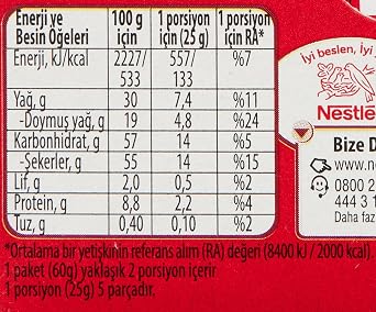 Nestlé Lots of Milk Chocolate, 60 g x 6