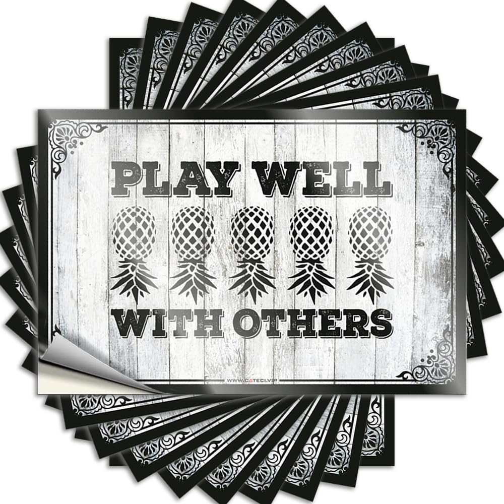 Country Stuff Lettering Sticker - Scented Gathering Fun Play Well with Others(8X12CM)