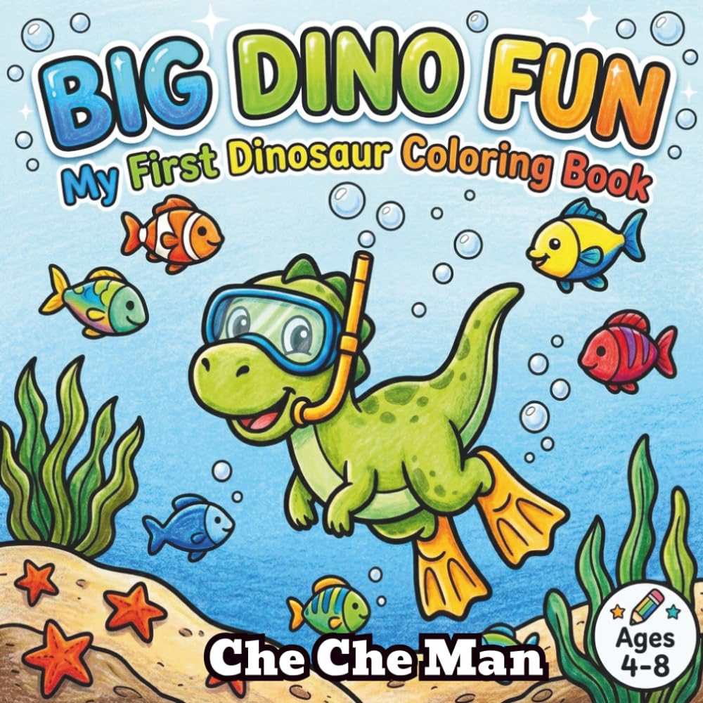 Big Dino Fun: My First Dinosaur Coloring Book