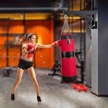 BeneLabel Punch Bag Bracket Adjustable Boxing Wall Mount Holder