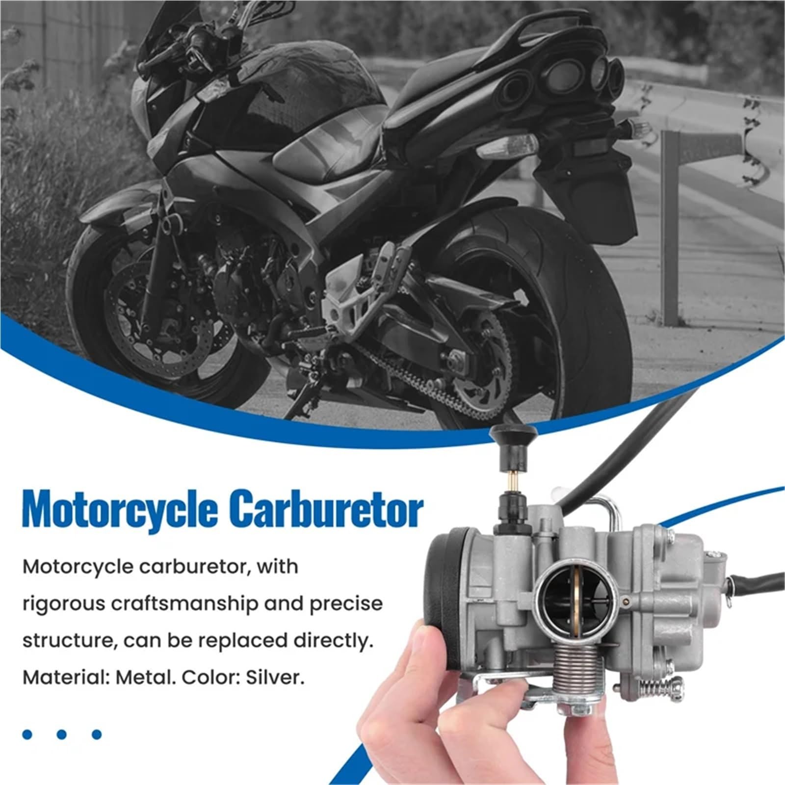 Gaźnik Pasuje do YAMAHA YJM125 YB125 YZF XTZ125 YBR YB XTZ 125 Gaźnik Układ paliwowy Części zamienne do motocykli
