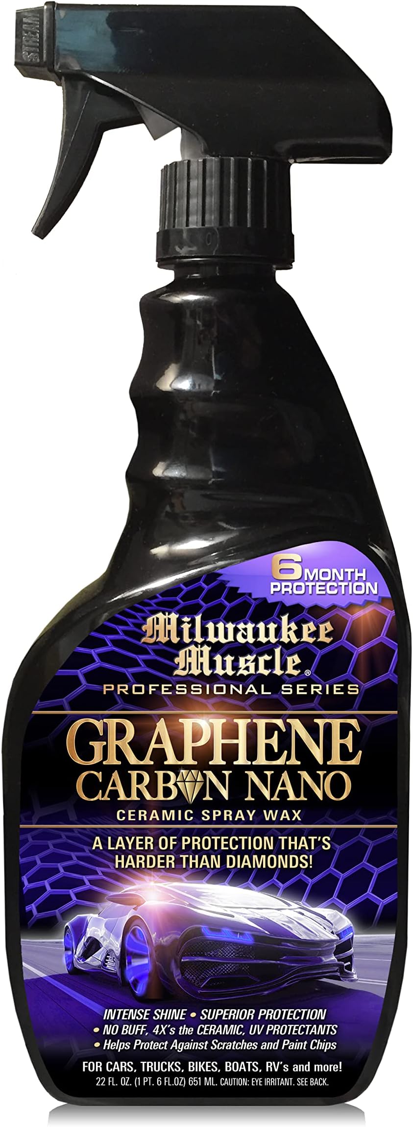 Milwaukee Muscle 22oz. Graphene Carbon Nano
