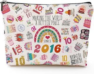 Birthday Gifts, 2016 Birthday Decorations Cosmetic Bags, Cute Travel Makeup Bag & Toiletry Bag