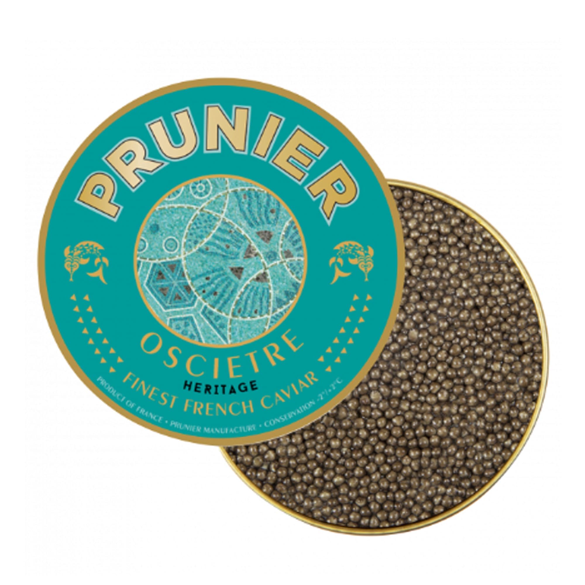Caviar Star French Osetra | Caviar House & Prunier Osciètre Héritage Reserve | Premuim Black Caviar Russian Sturgeon Roe | Iconic and Rare Golden Brown Eggs Responsibly Sourced from Dordogne France (35.27 Ounce (1000 Grams))