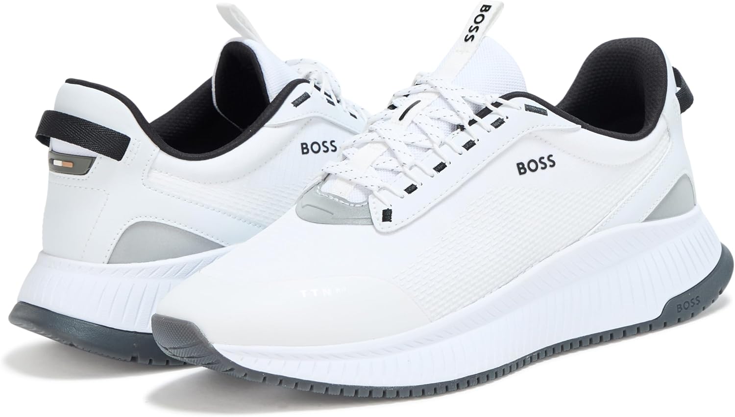BOSS Mens Modern Knit Structure Running Sneaker - Image 3