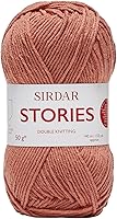 Vista 1 de Sirdar Stories, DK Double Knitting, After Glow (830), 1.76 oz, naranja (F137-0830)