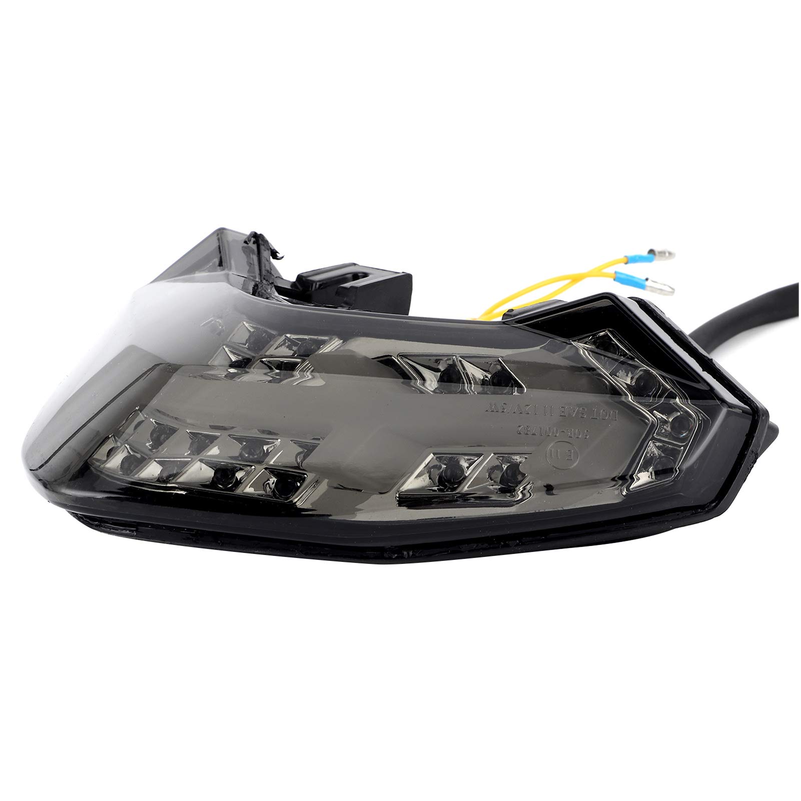Fanale posteriore per moto, gruppo fanale posteriore, gruppo fanale posteriore a LED per moto con lente fumosa adatta per Ducati Multistrada 1200/1200s 2010-2014 plastica in PVC