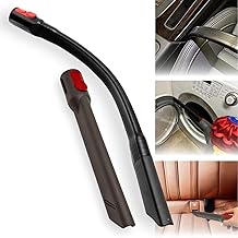 Vacuum Attachments for Dyson V7 V8 V10 V11 V15 - Long Flexible Vacuum Crevice Tool for Car Detailing, Corners and Gaps Cleaning - Dryer Vent Cleaner Vacuum Attachment for Dyson